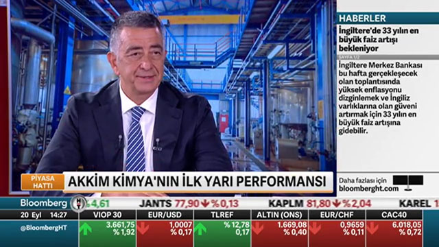 GENEL MÜDÜRÜMÜZ ONUR KİPRİ BLOOMBERG HT’DE PİYASA HATTI’NA KONUK OLDU – EYLÜL 2022